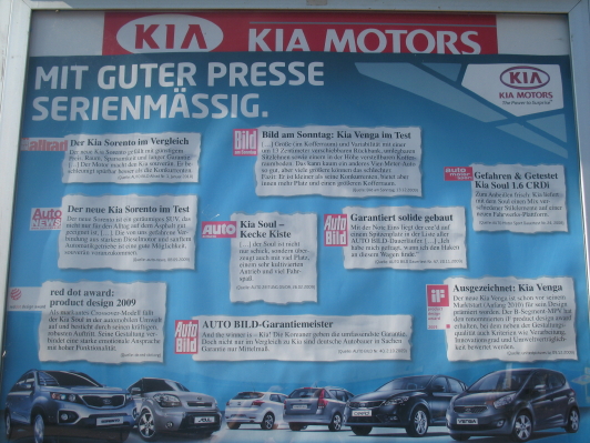 Die Modelle von KIA bekommen gute Presse in allen bekannten Auto Magazinen